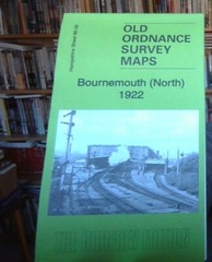 MAP OF BOURNEMOUTH (NORTH) 1922 HAMPSHIRE 86.09 NEW
