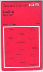 ORDNANCE SURVEY ONE INCH MAP: LUDLOW