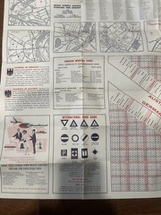 Germany and Austria AAA international travel service fold out map 1963