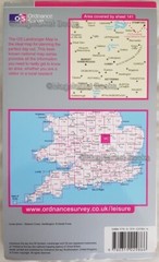Ordnance Survey Map · Landranger Maps · Bedford & Huntingdon/Kettering & Corby