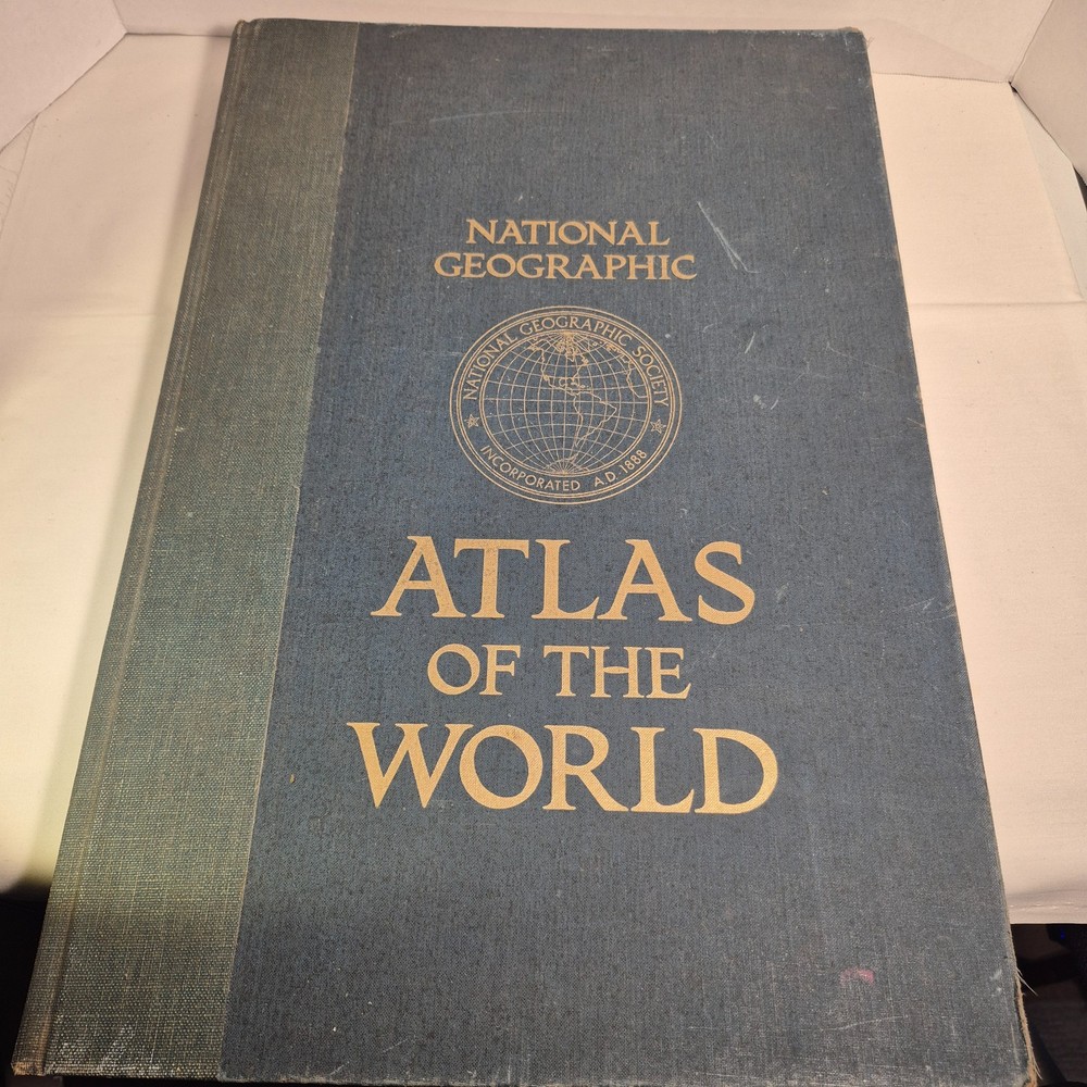 National Geographic Atlas of the World 5th Ed. Hardcover VG