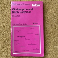 Okehampton and North Dartmoor by Ordnance Survey (Sheet map, 1974)
