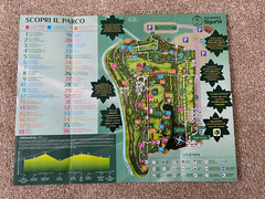 Map/Mappa Of Sigurta Veneto Italian/English/German 2019 Parco Giardino