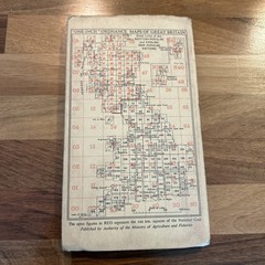 NITHSDALE & MOFFAT I Ordnance Survey 1 In Sh 84 Popular Edition 1946 CLOTH