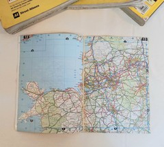 AA STREET MAPS JOB LOT X 5 GOOD CONDITION LOT #002