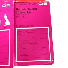 Ordnance Survey Landranger Maps Lot of 10 Aylesbury Cardiff Oxford Alnwick Prelo