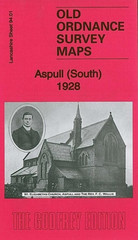 MAP OF Aspull (South) 1928 Lancashire Sheet 94.01 by Alan Godfrey NEW