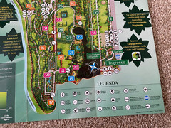 Map/Mappa Of Sigurta Veneto Italian/English/German 2019 Parco Giardino