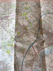 1999 Ordnance Survey Explorer Map 172 Chiltern Hills East (incl High Wycombe )