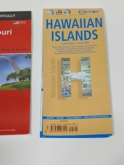 Lot of 4 Rand Mcnally Folded Maps: (Missouri, North-South Dakota, Idaho, Hawaii)