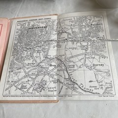 Vintage Maidenhead Barrett’s STREET MAP of c 1970