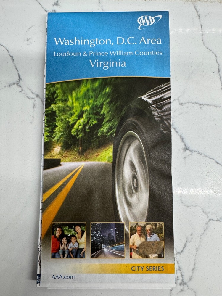 AAA 2012 Road Maps – Washington DC Loudoun & Prince William Counties