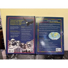 National Geographic United States & World Atlas for Young Explorers Book Set 2pc