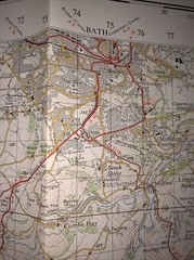 Frome – Old 1972 Ordnance Survey One-Inch Map Sheet 166 Inc Trowbridge Bath