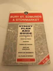 Vintage Bury St Edmunds & Stowmarket Town Map And Street Plan – SP Maps
