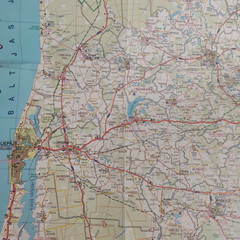 Three full-colour maps of Latvia