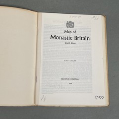 VTG 1954 Ordnance Survey Set 2 Monastic Britain Maps 10mi/in British Monasticism