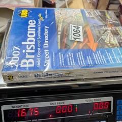 UBD Brisbane 2007 51st ed. Street Directory Sunshine Gold Coast Refidex Map