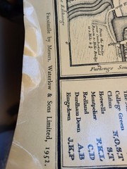 Donnes Map Of Bristal City 1826 Reproduced By Mears waterlow &sons ltd 1952.