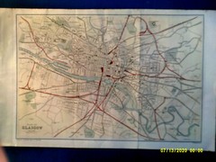PLAN OF GLASGOW. c1885. VG+.