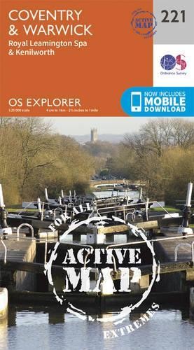 Coventry and Warwick, Royal Leamington Spa and Kenilworth (Map)