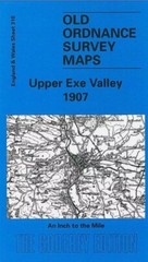 MAP OF Upper Exe Valley 1907 One Inch Sheet 310 by Richard Oliver NEW