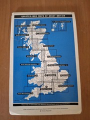 Vintage Ordnance survey Quarter-inch Map Solway Firth Sheet 8