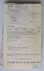 Bundle 5 ex Library Ordnance Survey Laminated Maps 1:50000 137 138 149 150 168