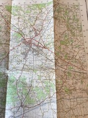 1963 Ordnance Survey One Inch Seventh Series Map 184 Hastings (incl Ashford )
