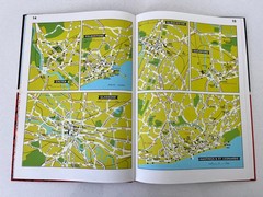 Bartholomew Town Plan Atlas Britain Book 1973 Vintage Maps Hardcover