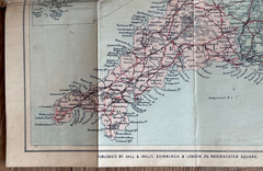 The Safety Cycling Map of England, early 1900s vintage
