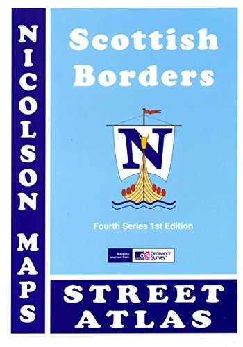 Nicolson Maps Scottish Borders Street Atlas by V. Fry Paperback / softback Book
