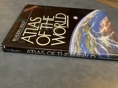 Reader’s Digest Atlas of the World Rand McNally Maps Hardcover Dust Jacket 1990