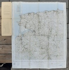 BARNSTAPLE Ordnance Survey One-Inch Map Sheet 163 7th Series 1960 Paper