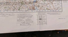 Ordanance Survey Map Rippon Northallerton Second War Revision 1940 Sheet 21