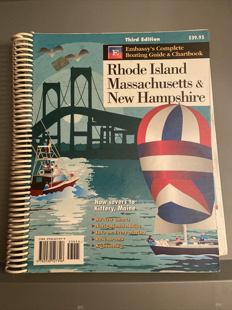 boating guide and chart book Rhode Island Massachusetts and New Hampshire