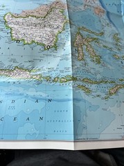 National Geographic Society Map of Indonesia 1996 Forest Survivors