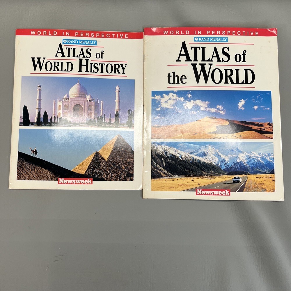 Rand McNally Atlas of World History Atlas of the World in Perspective Newsweek