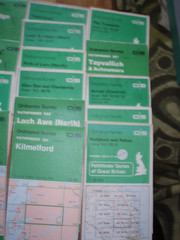 Ordnance Survey 1:25000 Pathfinder Scotland and North England maps No 0 – 599