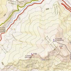 Greece 1:25k Anavasi Mount Taygetos – Taygeots North topographic map & guide