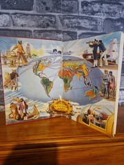 Newnes Pictorial Knowledge Atlas Vintage Red Hardback Illustrated Atlas