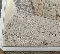 National Geographic Canada Wall Map Classic 38” x 32” 2019 Paper