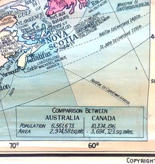 CANADA WALL MAP – Circa. 1933 – Very Good Condition