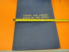 ⭐️⭐️⭐️⭐️⭐️ Vintage 1964 School and Library Atlas of the World – Fred W. Foster