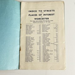 Worcester Street Map Easyfind Series of Maps, Littlebury & Co England