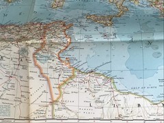 LARGE 1957 NATIONAL GEOGRAPHIC SOCIETY, EUROPE FOLDED MAP