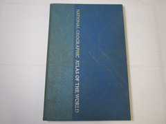 VTG 1970 National Geographic Atlas Of The World. 3rd Edition. Oversized 19×13