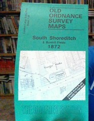 MAP OF South Shoreditch & Bunhill Fields 1872 London Large Scale Sheet 7.46 NEW