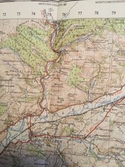 1960 Ordnance Survey Seventh Series One Inch Aberystwyth Map Sheet 127