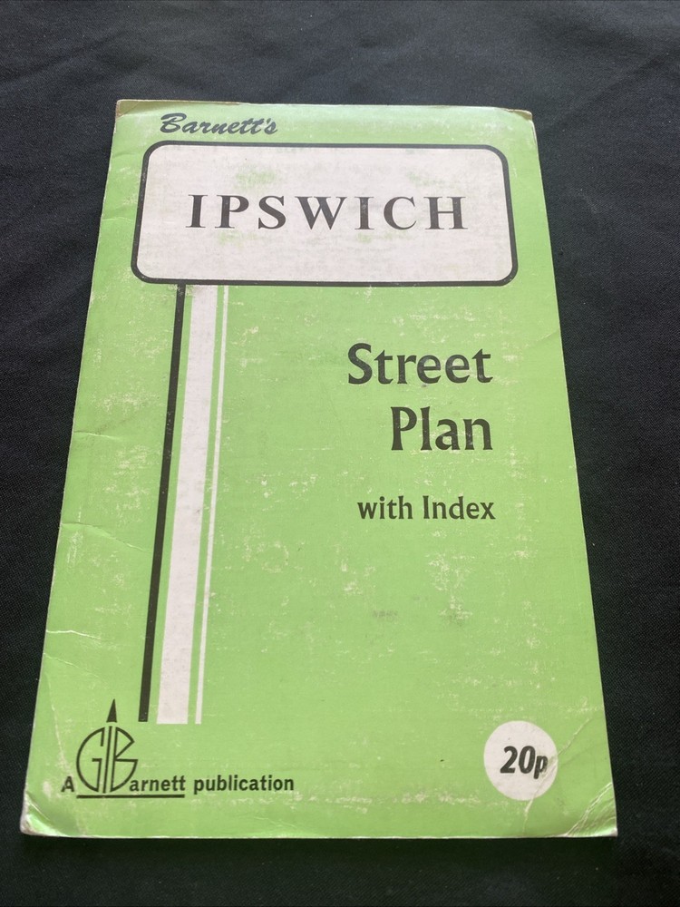 Barnett’s Street Plan with Index 1970’s – Ipswich (1298)